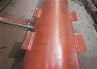 Głowice kolektora kotła ze stali węglowej o dużej średnicy OEM z czerwonym malowaniem